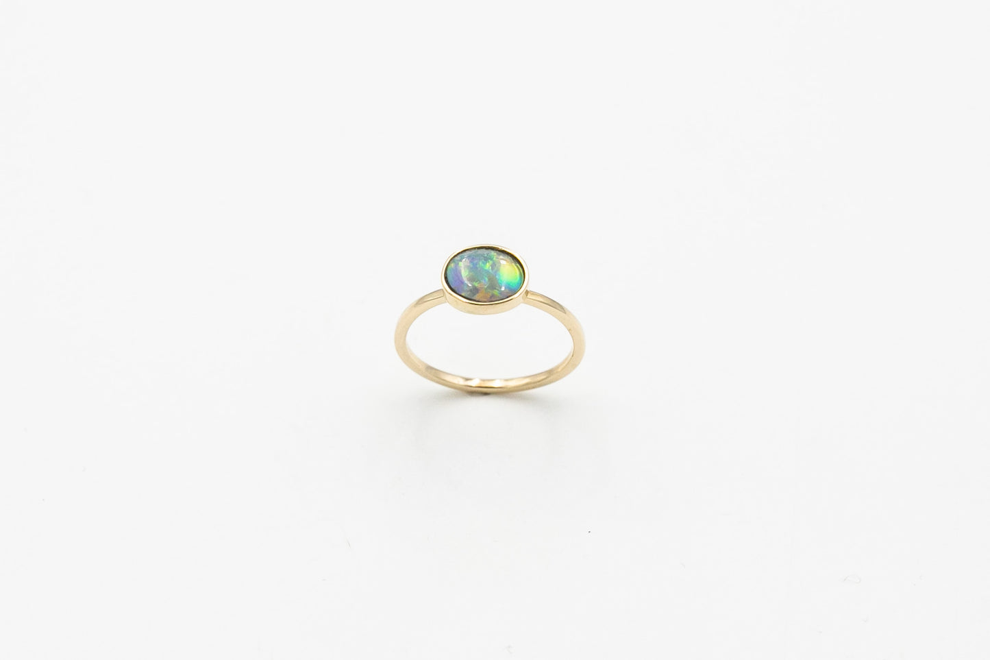 Oval Opal Ring