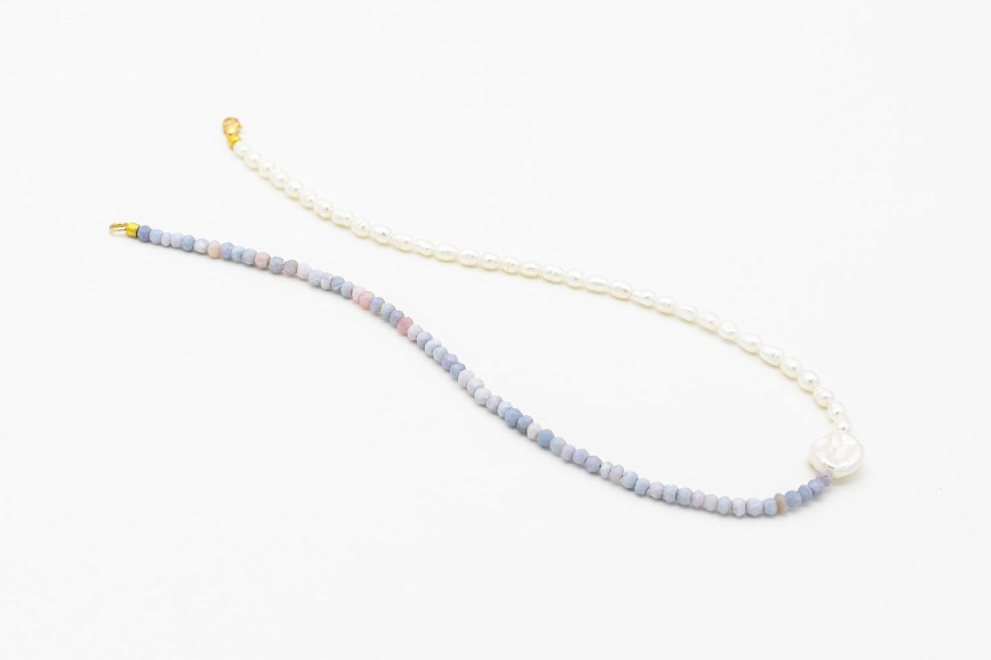 Lilac Opal Duo Necklace