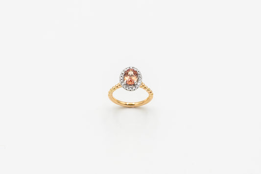 First Blush Sapphire & Diamond Ring