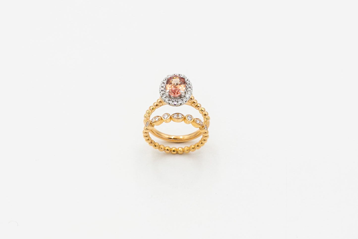 First Blush Sapphire & Diamond Ring