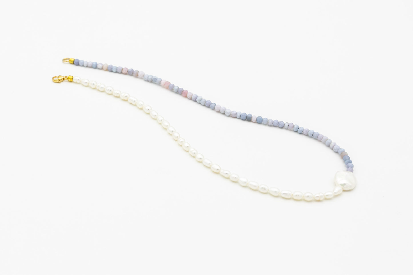 Lilac Opal Duo Necklace