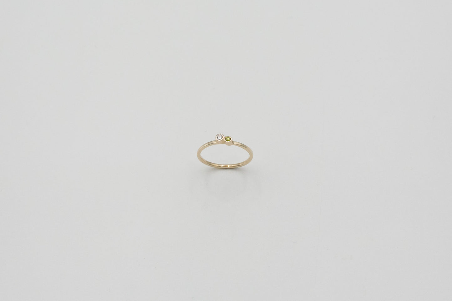 Yellow Diamond Stack Ring