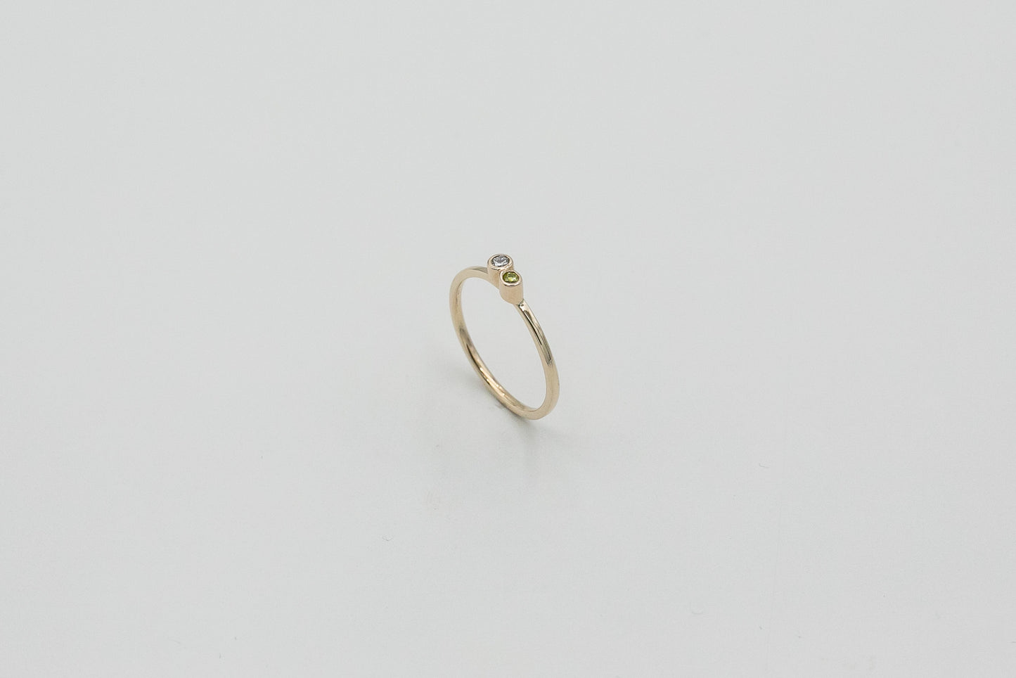 Yellow Diamond Stack Ring